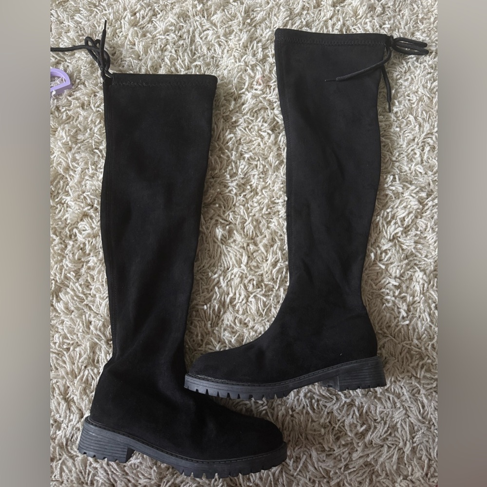 Chic Black Over-the-Knee Women's Boots